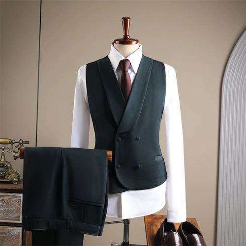 Шерстяной комплект, костюм, свадебное платье, изысканный стиль, 3 предмета