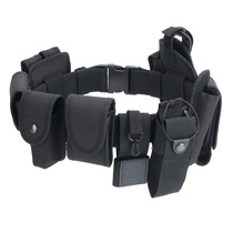 Outdoor tactical belt girdle combat training ten-piece set of security duty equipment multi-functional security belt