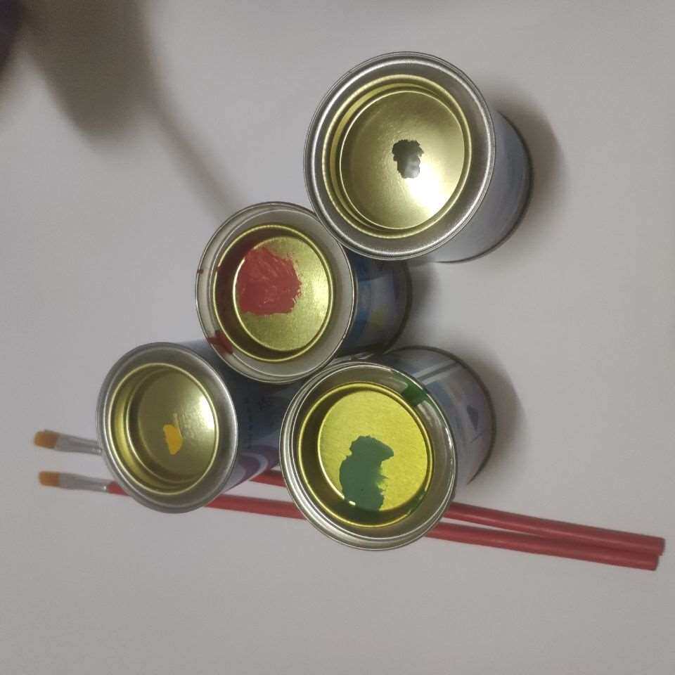 Qingming Winter Solstice Tomb Sweeping Red Black Yellow Green Golden Small Can Paint Inscription Complementary Color Small Bottle Oil Send Paint Pen