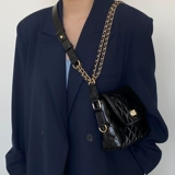 鹿子 Небольшой дизайнерский замок, сумка подмышку, сумка на одно плечо