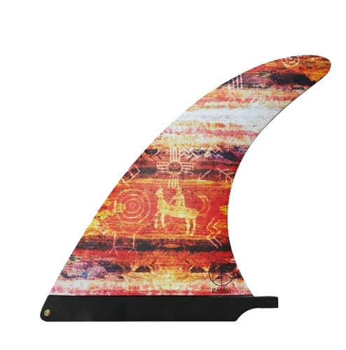 [Распродажа] Хвостовой плавник доски для серфинга Captain Fin, лонгборд 6,5–10,25 дюйма, модель сотрудничества из стекловолокна с одним плавником