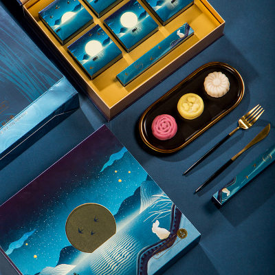 【登京】燕窝奶黄流心月饼礼盒装