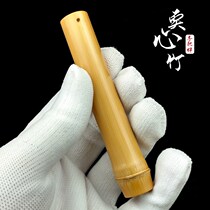 Solid bamboo handlebar piece boutique jade bamboo son bamboo root material 15 -20mm to give play with small bamboo stick handstring