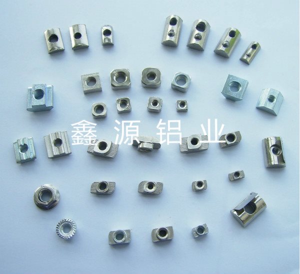 20 Dòng đàn hồi Nut Khối chuyên nghiệp Phụ kiện nhôm chuyên nghiệp Kết nối dây buộc đặc biệt Không có bước M4 5 - Chốt