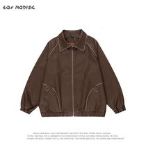 EON Womens Clothing) 2023 Automne Hiver Nouveau Real Pat Loose American Retro Make Old Fur Coat Jacket Jacket