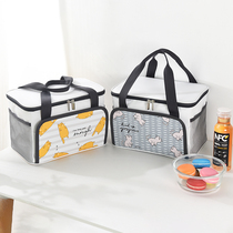 Office Workers Outdoor Hand Lunch Box Bag Involucra Waterproof Anti-Oil Aluminum Foil Thickened Insulation With Rice Bag Cartoon Lunch Bag