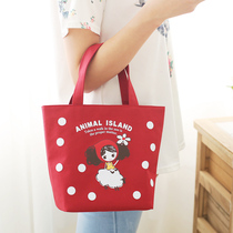 Day Style Lunch Box Handbag Oxford Cloth Aluminum Foil Lunch Box Bag Thickened Office Workers With Rice Insulation Lunch Bag Handbags