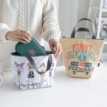 Fashion Student Insulation Lunch Box Bag Leather lunch handbag Thickened Aluminum Foil Waterproof for Work Groups with Meals Bag