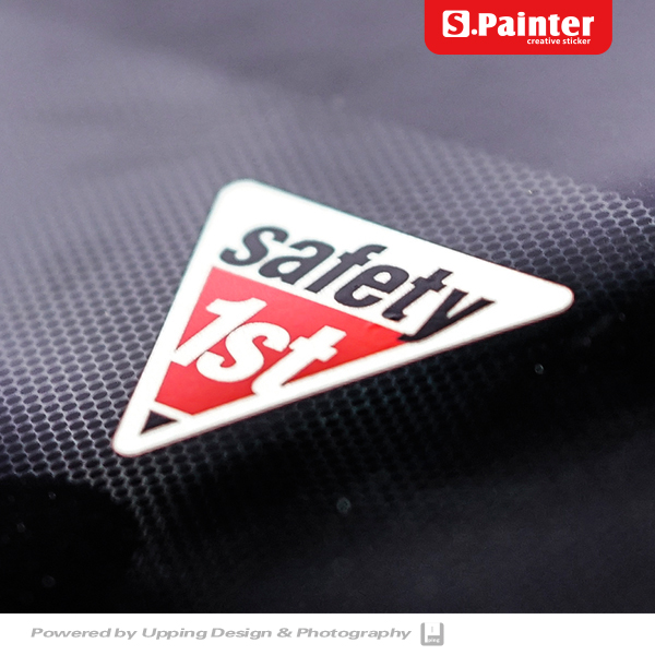 S P stickers agency Road safety waterproof car stickers SAFETY1ST triangle stickers Novice on the road reflective patch