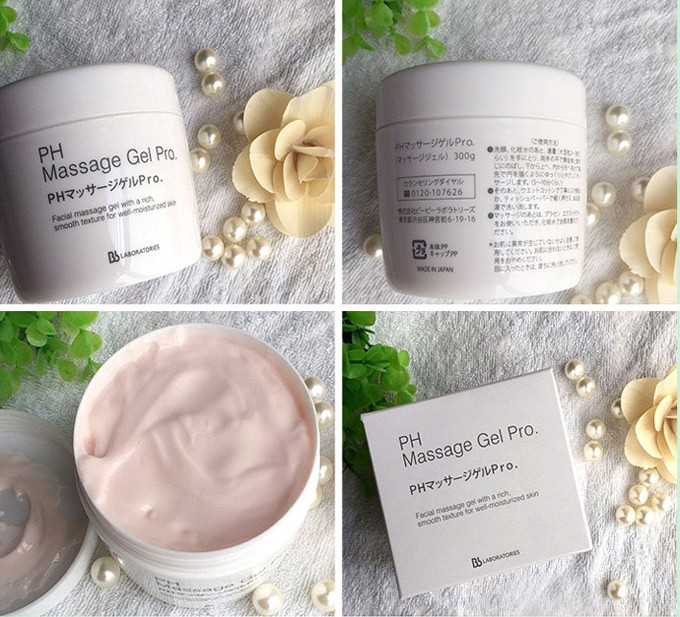 Nhật Bản Bb LABORATORIES Pl Massagea PH Massage Cream Massage to Blackhead Shrink Hole 300g - Kem massage mặt sáp tẩy trang cho da mụn