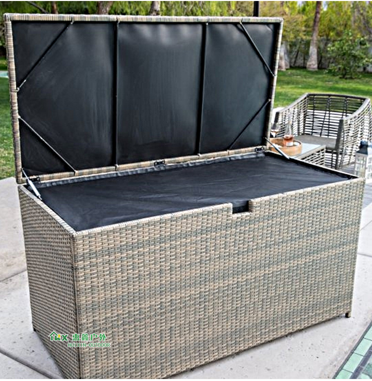 Tủ khóa ngoài trời mây giản dị sáng tạo giày lưu trữ hộp khách sạn khăn quần áo lưu trữ hộp đồ nội thất mây - Bàn ghế ngoài trời / sân ghế mây ngoài trời