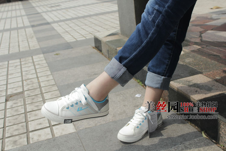 Giải phóng mặt bằng đặc biệt Authentic kéo lại phiên bản Hàn Quốc của những cô gái đơn giản giày thể thao giày vải thủy triều 1338 giầy thể thao