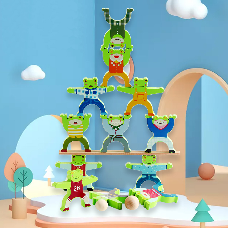 Children stack Leasing building blocks male girls Stack High Vigorous Corporal Balance Parenting Interactive Early Lessons Intelligence Toys