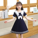 Летнее платье, комплект, детская юбка, подходит для подростков, детская одежда, в западном стиле