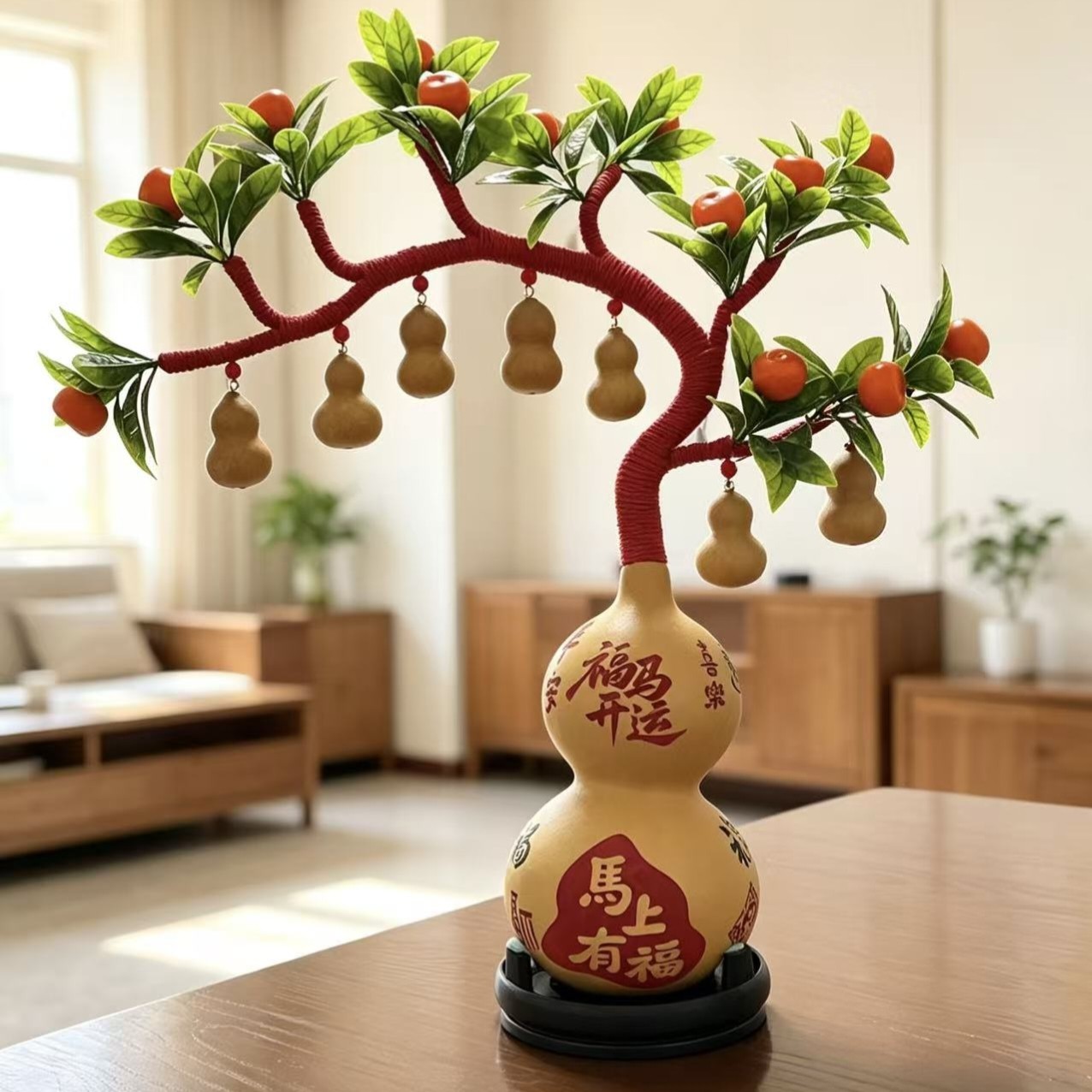 Cây Tài Lộc Hồ Lô Tự Nhiên Mã Thượng Hữu Phúc
