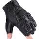 Cyberpunk Fingerless Gloves Half-Finger Motorcycle Handguards Cycling Outdoor Genuine Leather Training Non-Slip Gloves for Men and Women