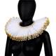 Ruff Collar, Fake Collar, Noble Collar, Shakespeare Collar, Cosplay Prop, Drama Exam, Npc Elizabethan Collar
