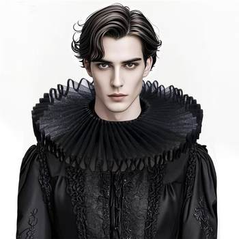 Ruff Collar, Fake Collar, Noble Collar, Shakespeare Collar, Cosplay Prop, Drama Exam, Npc Elizabethan Collar