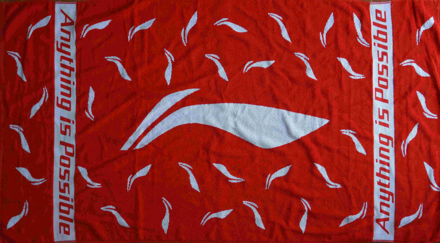 Li Ning Sponsored Sports Towel Bath Towels Breathable pro-skin Xinjiang cotton yarn Badminton Sponsored Simplified Packaging