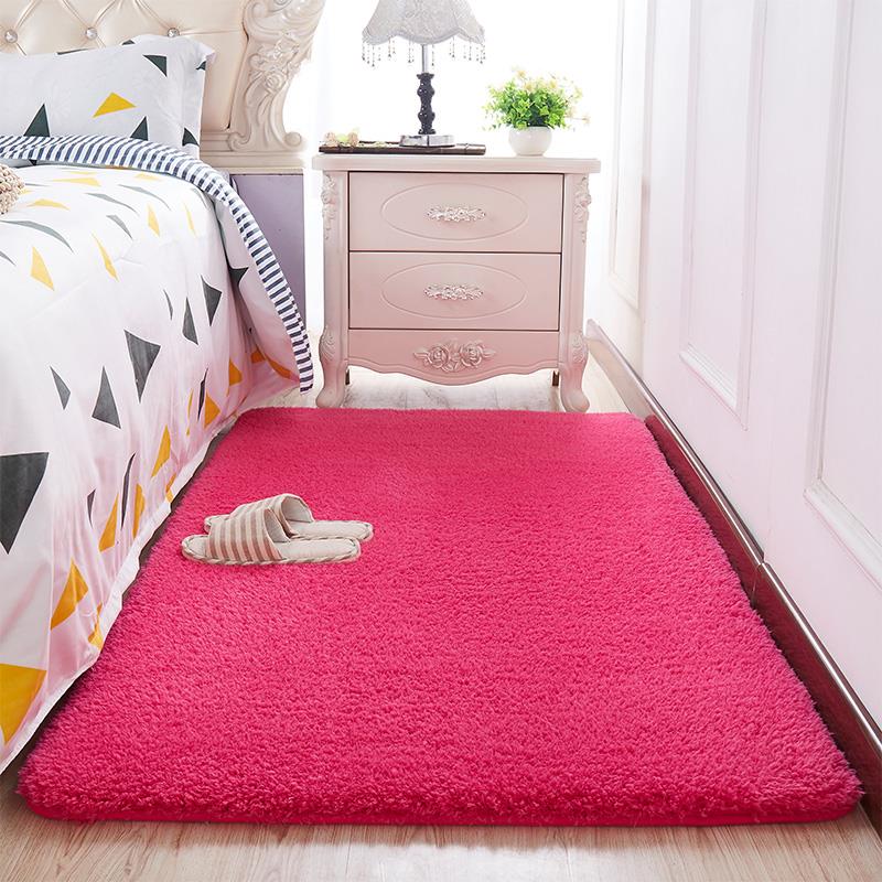 Strip Carpet European-style Home Veranda Carpet Bed Front Room Rug Bedroom Rectangular Bedside Mat