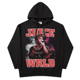 Rulee Juice Wrld Hip -Hop Vintage Retro Raw Hat -свитер зимой плюс бархатные длинные рукава