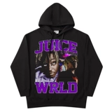 Rulee Juice Wrld Hip -Hop Vintage Retro Raw Hat -свитер зимой плюс бархатные длинные рукава