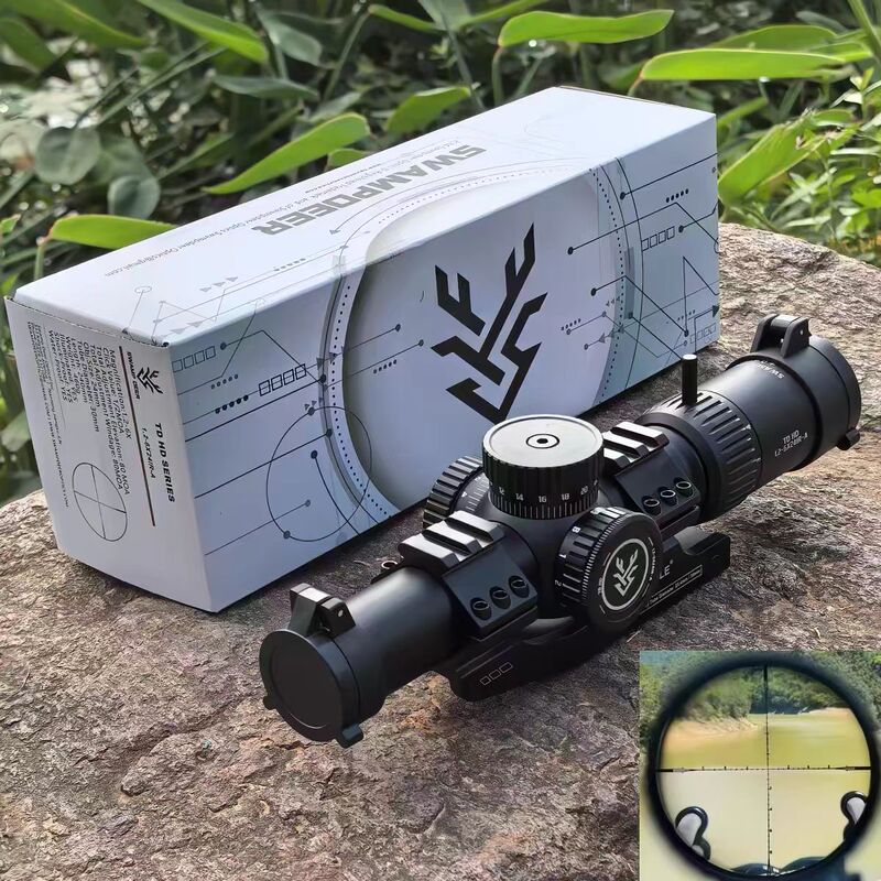 Thin-Wall Wide-Angle 1.2-6X Wide-Angle Quick-Sight 6X High-Definition Crosshair Telescope Model Ornament Slingshot Toy Accessory