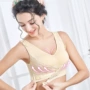 Phần mỏng thể thao ngủ đồ lót áo ngực không có dấu vết điều chỉnh áo ngực mà không có vành đồ lót một mảnh đôi cánh tập hợp - Đồ lót thể thao áo lót thể thao nữ