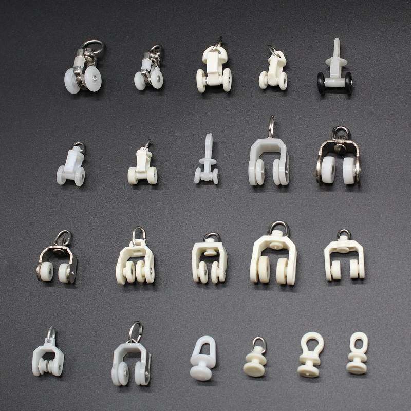 Curtain pulley track trip hook I ral slide rail guid
