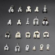 Curtain pulley track mute roller hook I rail slide rail guid