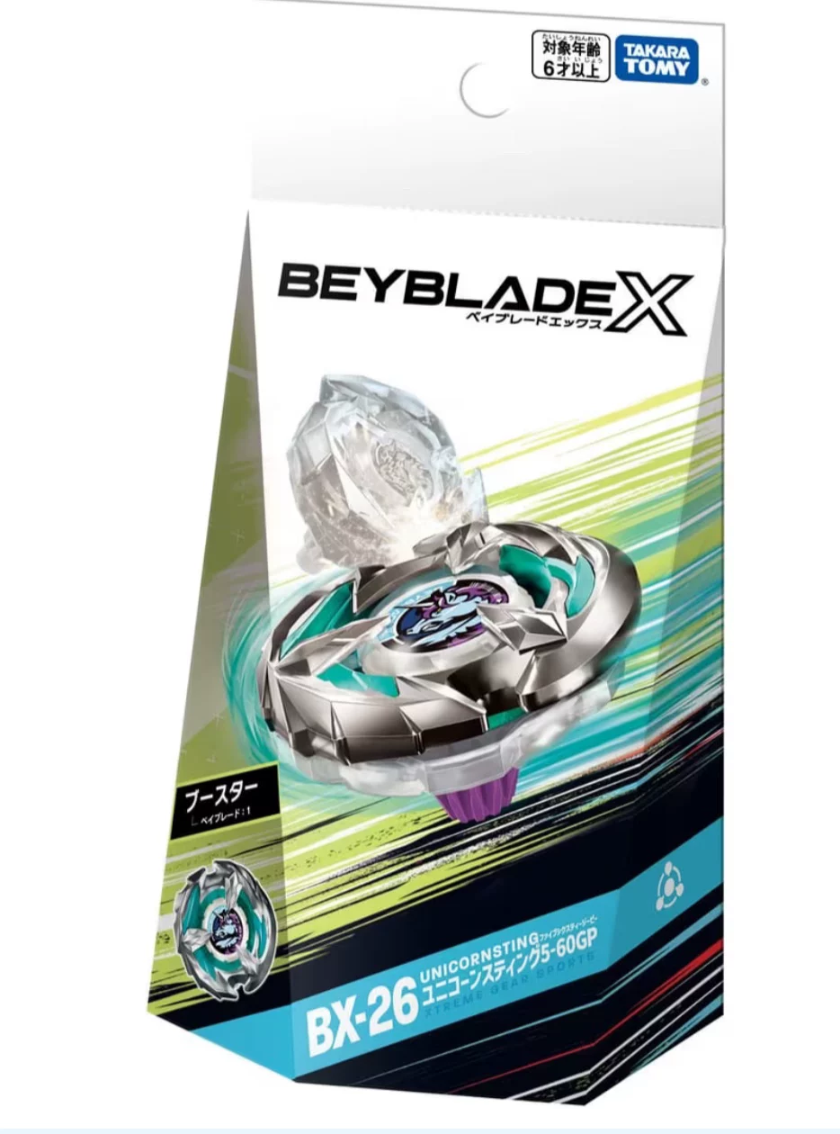 BX-26 Роторный гироскоп серии X Beyblade X Единорог Фантом 5-60GP. BX-26