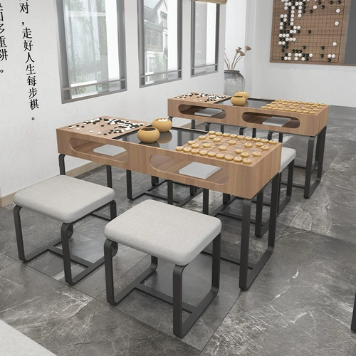 Шахматная таблица Go Table Dual Использование шахматной стойки стола на столе обучения многофункциональные столы и комбинированный чайный стол