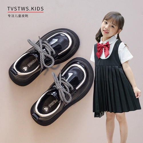 Демисезонная японская обувь в английском стиле для кожаной обуви, туфли для принцессы, в британском стиле, тренд сезона, мягкая подошва, в стиле Шанель