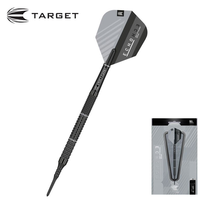 TARGET Probe Dart ECHO 90% Black Sandblasted PVD90 Tungsten Steel Professional Soft Darts 2020 New Product