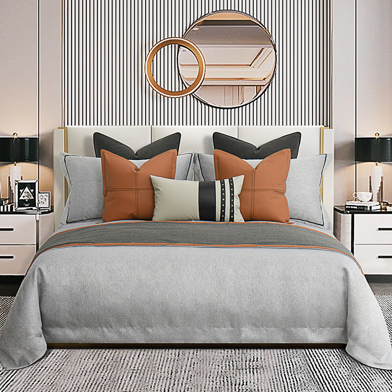 Sample-to-board display matching mud yellow multi-piece set-like plate room hotel Villa Supplies Soft-mounted Decorative Swing match