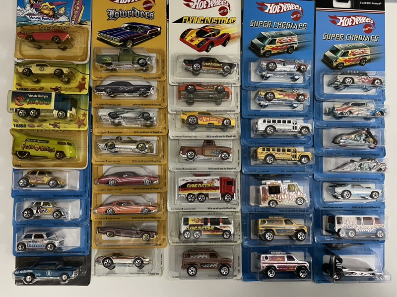 【3.15 Special】Hot Wheels Super Chromes Chrome-Plated Lowriders Fire Department Ghostbusters