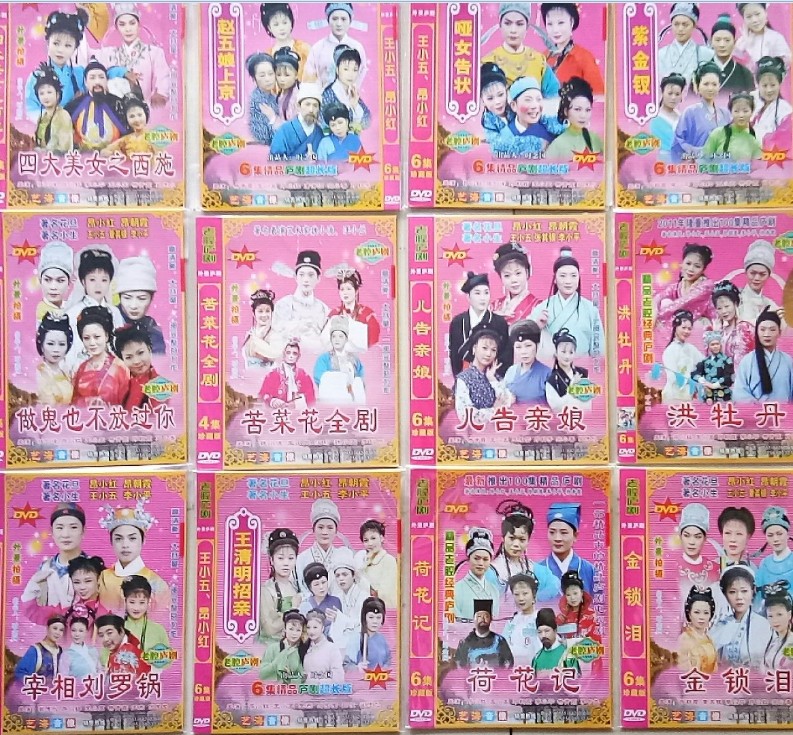 Anhui Lushan disc 12 disc Hefei 6 An Wuhu Lake Wang Xiao'ao Little Red and other Lime DVD CDs