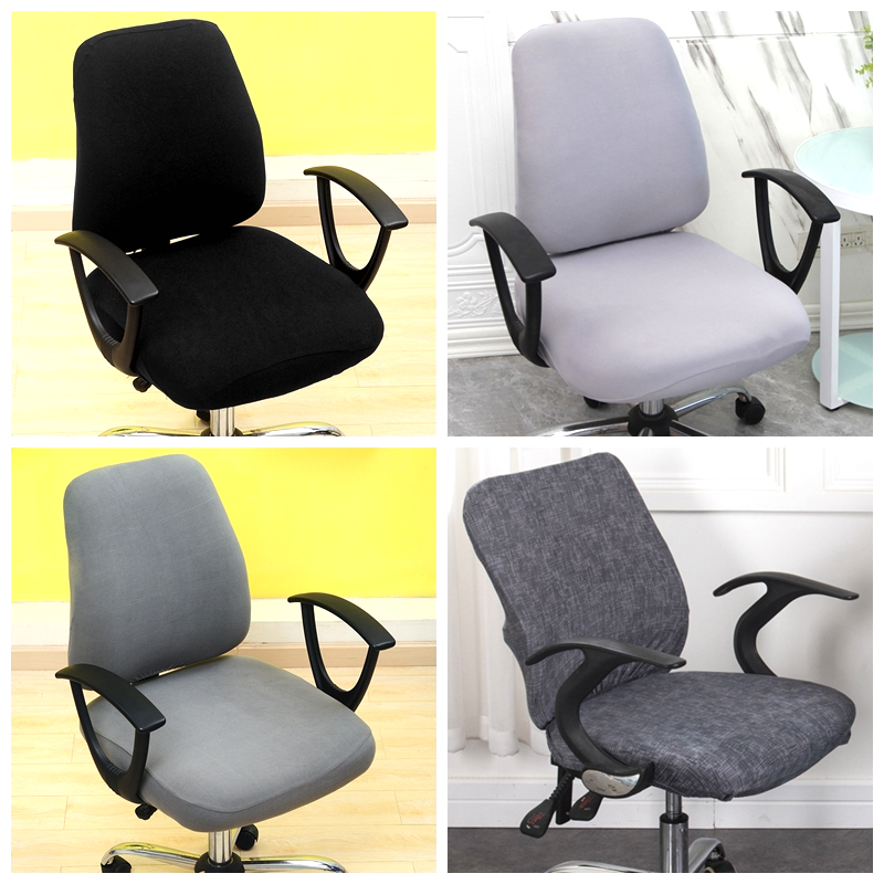 Universal Computer Chair Cover Office Home Universal Protection Cushion Backrest Stool Sleeve Study Swivel Chair Seat Sleeve-Taobao