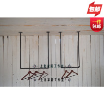 Water pipes Industrial retro loft hanger Hanger Clothing Shop Hanger Racks for men and women loading shelf suspended ceiling hanging clothes racks