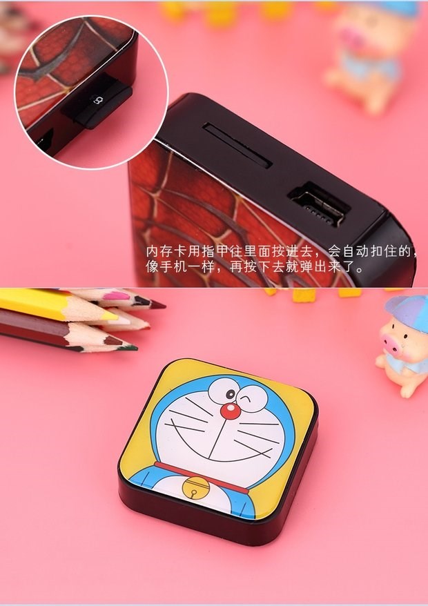 Máy nghe nhạc mini MP3 siêu mỏng mp4 thẻ dễ thương mp3 sinh viên Walkman âm thanh thể thao máy phát nhạc bluetooth