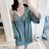 1808 Nightdress+Hoot (серый синий)