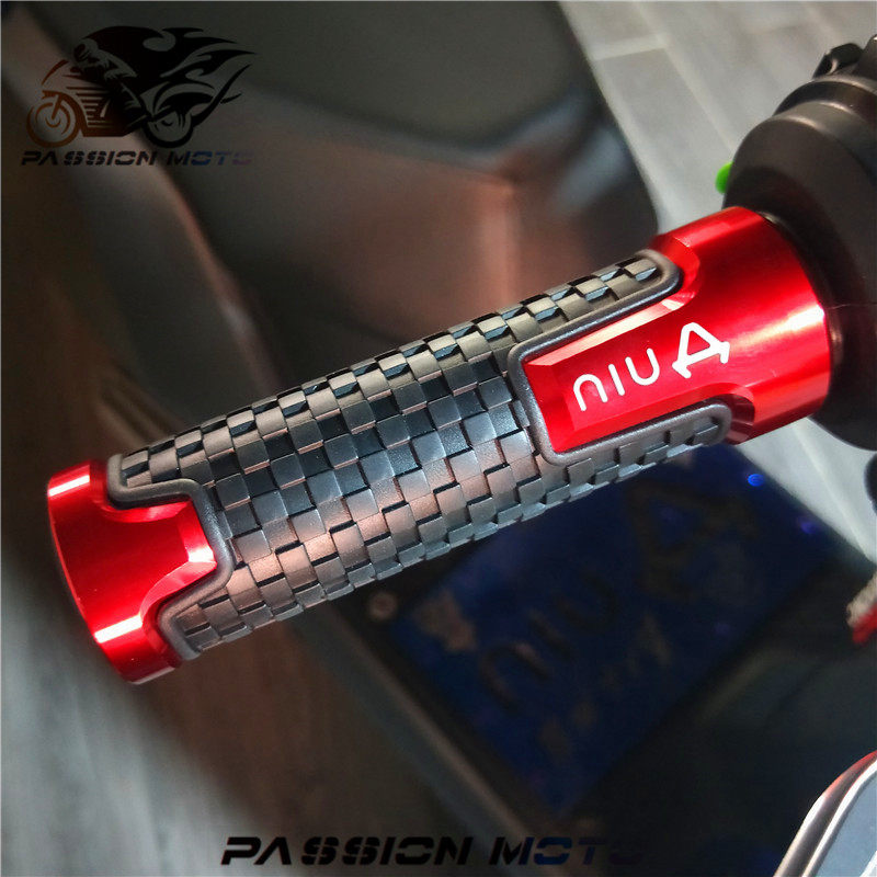 Suitable for Mavericks electric car U NGT N1S handlebar sleeve modification aluminum alloy non-slip grip accelerator handle glue