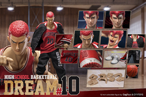 (Crazy model Holy Dance Pavilion) CagToys Slam Dunk basketball Flying Man 1 6 Sakuragi flower Road action doll