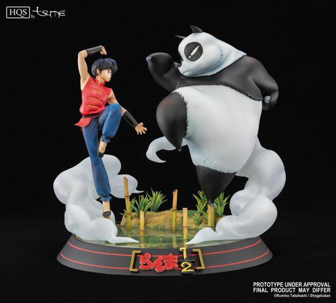 (Crazy Model Holy Dance Pavilion) T club TSUME HQS Horse 1 2 horse VS Panda Father genuine statue
