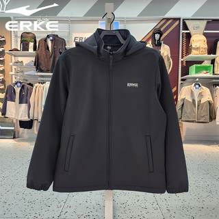 Hongxing erke men's fleece hooded warm jacket