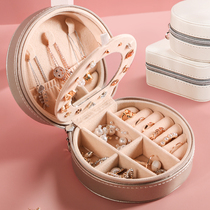 High-looking jewelry storage box jewelry box portable travel jewelry box earrings earrings storage box small and exquisite earrings