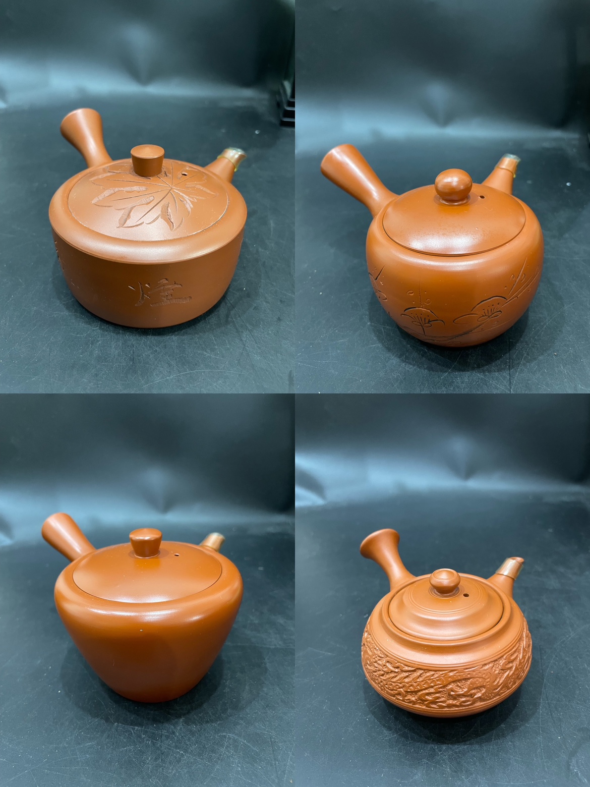 煎茶道具 刻印あり 朱泥 時代物 煎茶道具 刻印あり 朱泥 時代物