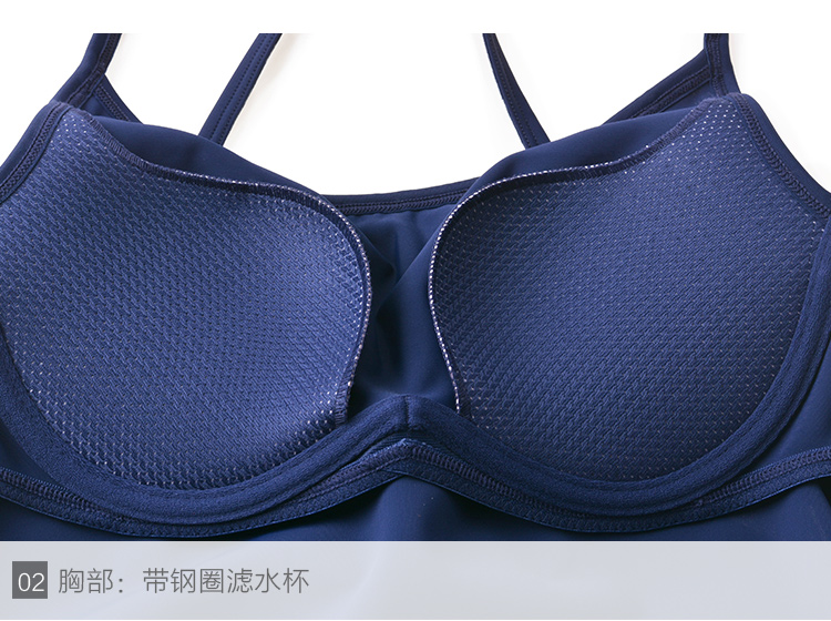 Comrys Comfit lady sling hai mảnh lỏng lẻo che bụng áo tắm hai mảnh CS0024 - Bộ đồ bơi One Piece màu áo tắm liền thân đẹp