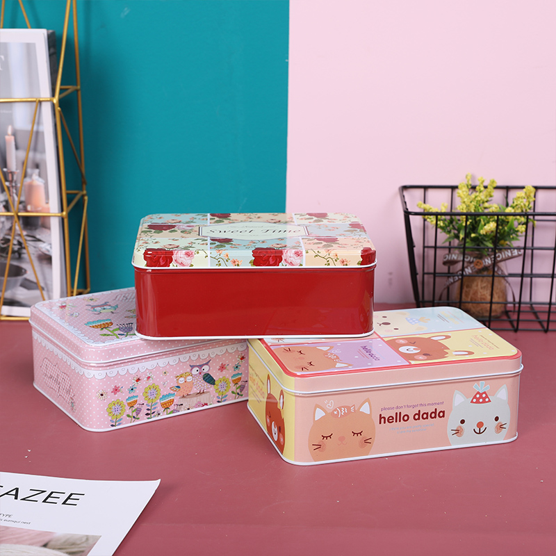 Mamouth Iron Box With Lid Containing Box Rectangular With Lock Card Documents Desktop Storage Box Small Box Collection Box