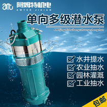 Amt Home Stainless Steel Submersible Pump Agricultural Pumping Water Pump Pumps Small Rat Water Jet Pump 220V380V